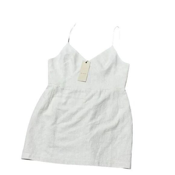 NWT women’s BEC & BRIDGE Harriet ivory cut Mini cotton Dress size 10 - Picture 3 of 11